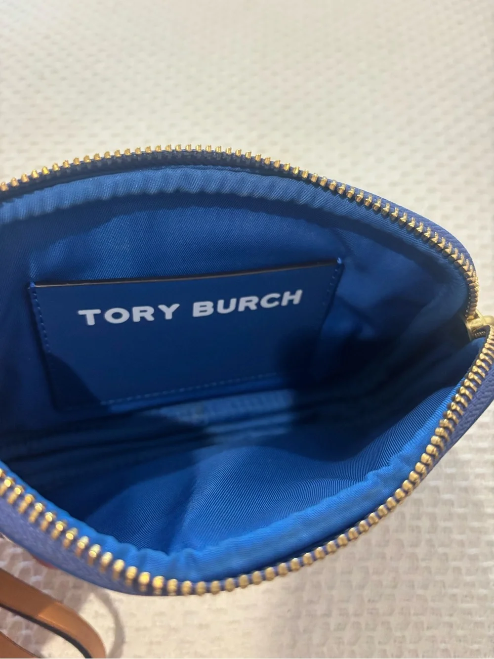 Tory Burch Gemini Link Canvas Wristlet, Size: OS